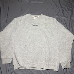 VTG 90s Heavy Cotton Fruit Of The Loom Gray Sweatshirt XL Casual Streetwear